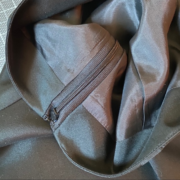 Vintage Ann Taylor 100% Silk Black Pants - Picture 4 of 6